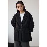 ベルト付きテーラードジャケット | AZUL BY MOUSSY | 詳細画像3