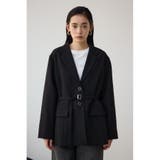 ベルト付きテーラードジャケット | AZUL BY MOUSSY | 詳細画像5