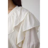 ラッフルフリル5分袖ブラウス | AZUL BY MOUSSY | 詳細画像10 