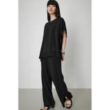 BASIC KNIT RIB PANTS | AZUL BY MOUSSY | 詳細画像4 