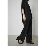 BASIC KNIT RIB PANTS | AZUL BY MOUSSY | 詳細画像2 