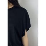 ドレープフレンチスリーブTシャツ | AZUL BY MOUSSY | 詳細画像15