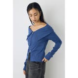 ダブルジップオフショル長袖トップス | AZUL BY MOUSSY | 詳細画像10 