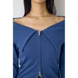 ダブルジップオフショル長袖トップス | AZUL BY MOUSSY | 詳細画像13 