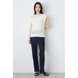AZUL DENIM センタープレスストレートデニム ショート丈 | AZUL BY MOUSSY | 詳細画像13 