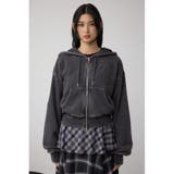 ジップアップダメージフーディー | AZUL BY MOUSSY | 詳細画像4 