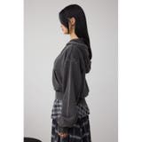 ジップアップダメージフーディー | AZUL BY MOUSSY | 詳細画像5 