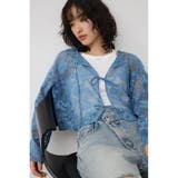 メッシュパターンカーディガン | AZUL BY MOUSSY | 詳細画像21