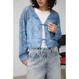 BLU | メッシュパターンカーディガン | AZUL BY MOUSSY