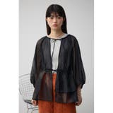 2WAYシアーペプラムシャツブラウス | AZUL BY MOUSSY | 詳細画像16