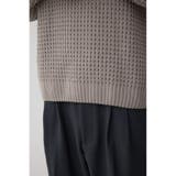 ワッフル編みマットモールニット | AZUL BY MOUSSY | 詳細画像33 