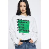 フロントメッセージロゴロンT | AZUL BY MOUSSY | 詳細画像1 