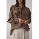 柄BRN5 | ボウタイリボンブラウス | AZUL BY MOUSSY