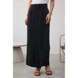BLK | ラメカットナロースカート | AZUL BY MOUSSY