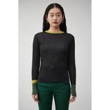 SHEER GLITTER BLOCKNIG KNIT | AZUL BY MOUSSY | 詳細画像5