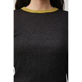 SHEER GLITTER BLOCKNIG KNIT | AZUL BY MOUSSY | 詳細画像8