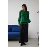 シャギージャガードロゴニット | AZUL BY MOUSSY | 詳細画像13