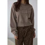 L/BRN1 | パッチロゴルーズスウェット | AZUL BY MOUSSY