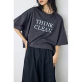 ドロップショルダーロゴ5分袖Tシャツ | AZUL BY MOUSSY | 詳細画像12 