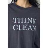 ドロップショルダーロゴ5分袖Tシャツ | AZUL BY MOUSSY | 詳細画像17 