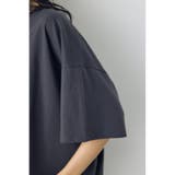 ドロップショルダーロゴ5分袖Tシャツ | AZUL BY MOUSSY | 詳細画像19 