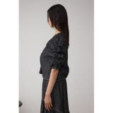 フロントギャザースリーブブラウス | AZUL BY MOUSSY | 詳細画像6 