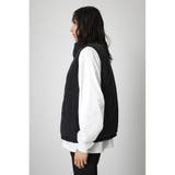 STAND UP COLLAR PADDING VEST | AZUL BY MOUSSY | 詳細画像7