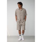 総柄パイルジャガードシャツ | AZUL BY MOUSSY | 詳細画像23 