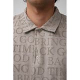 総柄パイルジャガードシャツ | AZUL BY MOUSSY | 詳細画像27 