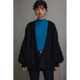 シェニールケーブルニットカーディガン | AZUL BY MOUSSY | 詳細画像16
