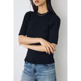 ハーフスリーブクルーネックニットトップス | AZUL BY MOUSSY | 詳細画像9