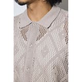 デザインメッシュニットシャツ | AZUL BY MOUSSY | 詳細画像30