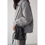 モチーフスタッズドローストリングバッグ | AZUL BY MOUSSY | 詳細画像1 