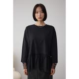 アソートレイヤードペプラムトップス | AZUL BY MOUSSY | 詳細画像15