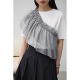 GRY | フリルビスチェセットTシャツ | AZUL BY MOUSSY