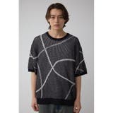ライン柄クルーネック半袖ニット | AZUL BY MOUSSY | 詳細画像15
