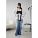 ガータービスチェレイヤードトップス | AZUL BY MOUSSY | 詳細画像4 