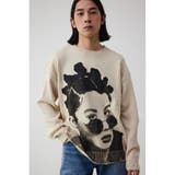 フォトプリントニットトップス | AZUL BY MOUSSY | 詳細画像1