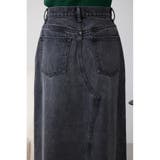 AZUL DENIM オーバーラップロングスカート | AZUL BY MOUSSY | 詳細画像9 