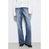 AZUL DENIM センタープレスフレアデニム ショート丈 | AZUL BY MOUSSY | 詳細画像1 