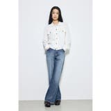 AZUL DENIM センタープレスフレアデニム ショート丈 | AZUL BY MOUSSY | 詳細画像3 