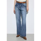 AZUL DENIM センタープレスフレアデニム ショート丈 | AZUL BY MOUSSY | 詳細画像4 