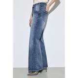 AZUL DENIM センタープレスフレアデニム ショート丈 | AZUL BY MOUSSY | 詳細画像6 