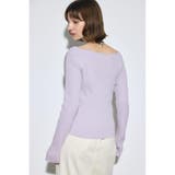 ドレープ長袖ニットトップス | AZUL BY MOUSSY | 詳細画像21 