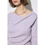 ドレープ長袖ニットトップス | AZUL BY MOUSSY | 詳細画像23 