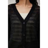 シャドーボーダーニットカーディガン | AZUL BY MOUSSY | 詳細画像18