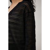 シャドーボーダーニットカーディガン | AZUL BY MOUSSY | 詳細画像19