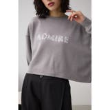 GRY | ラメロゴシシュウカットトップス | AZUL BY MOUSSY