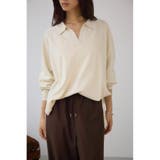 IVOY3 | ポロカラーフォルムニットプルオーバー | AZUL BY MOUSSY