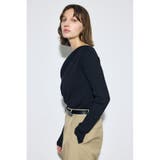 ドレープ長袖ニットトップス | AZUL BY MOUSSY | 詳細画像13 